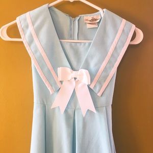 💘🐬vintage sailor style girls dress